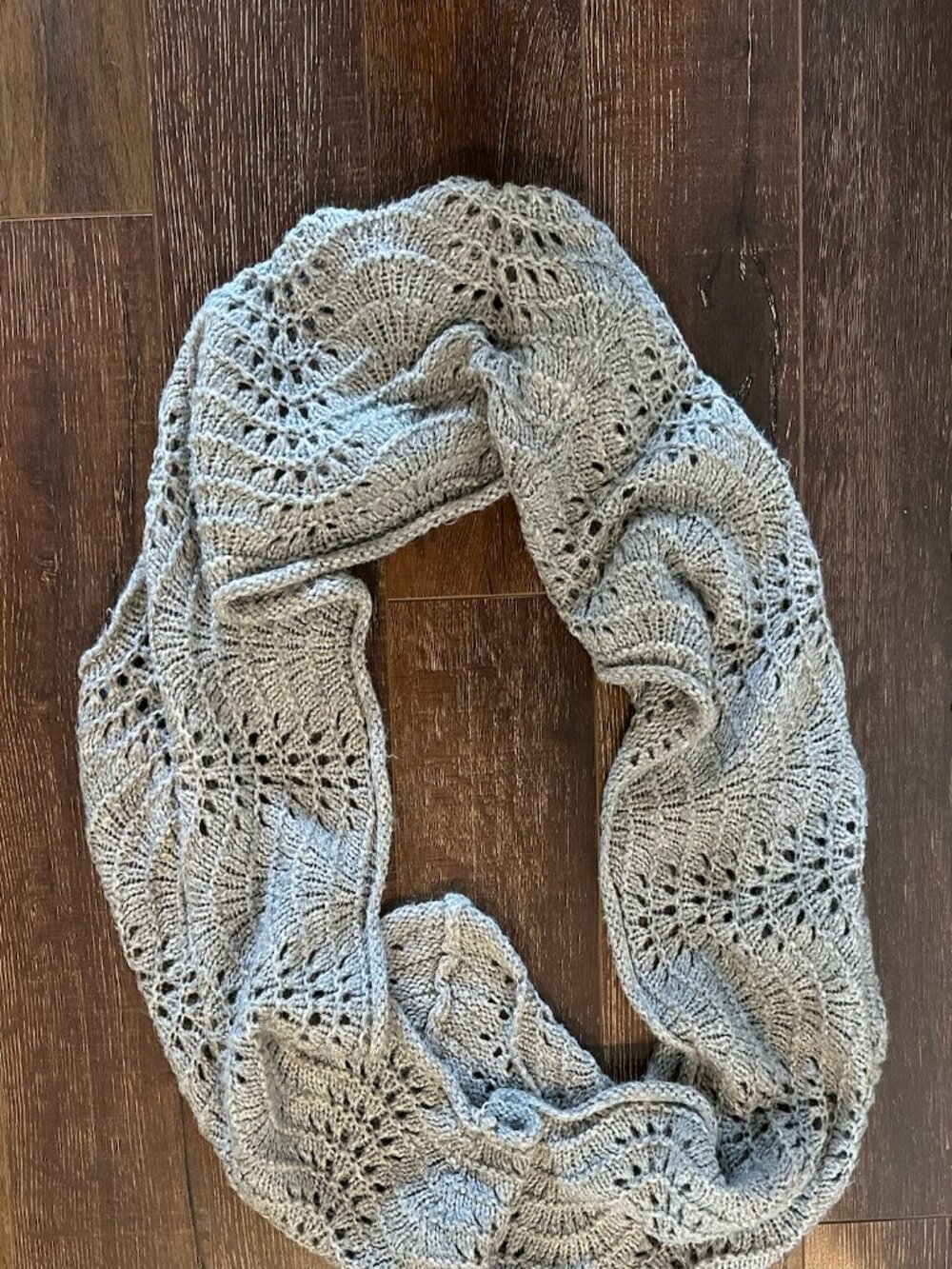 Light Gray Infinity Scarf